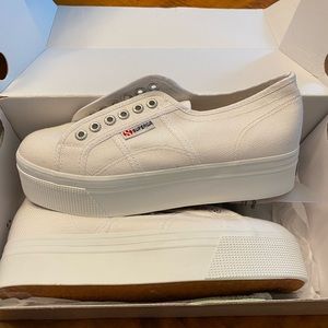 Superga 2790 brand new stacked white ACOTW